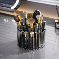 Rotating Cosmetics Storage Box –  Makeup Brush & Beauty Organizer
