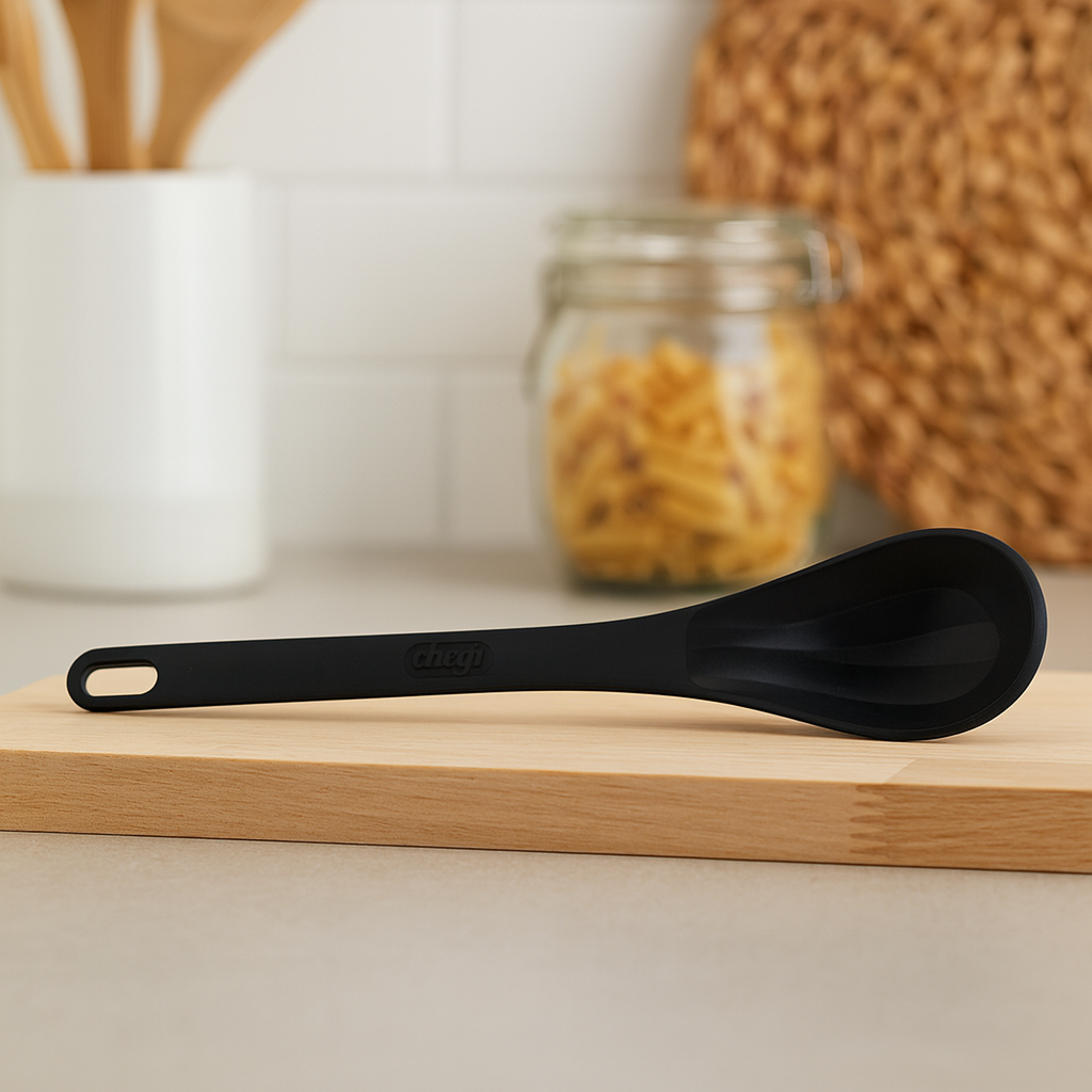 Carpe Spoon – Single Cast 180° Heat-Resistant Utility Spoon for Cooking & Serving