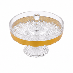 Elegant Dry Fruit Serving Bowl with Stand – Small & Large