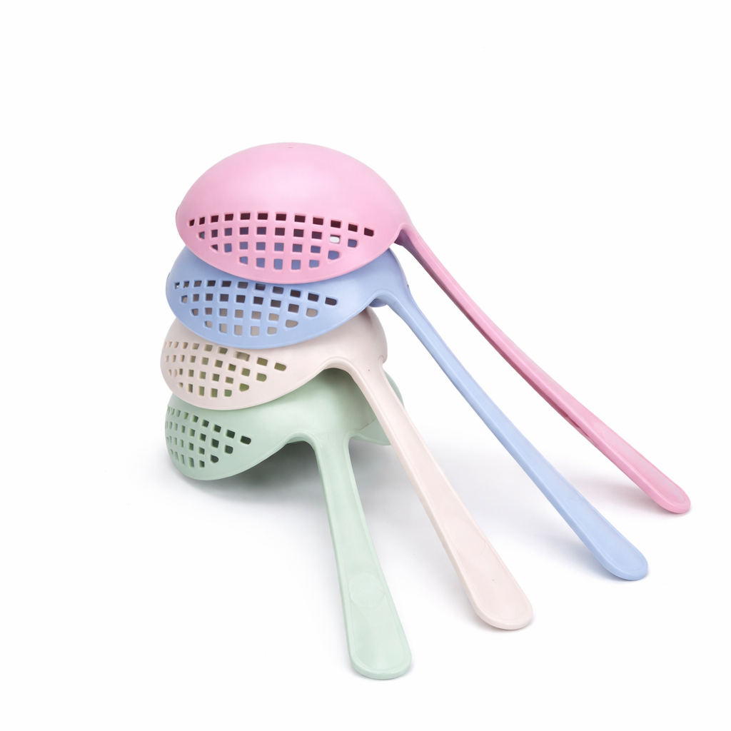 1Pc Imperial Assorted Soup Spoon – Durable Plastic Strainer Ladle for Kitchen & Dining - Habitt