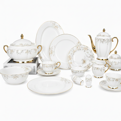 Elegant 65-Piece Dinner Set | Complete Dining & Tableware Collection