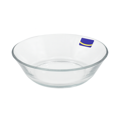 Clear Pressed-Glass Small Side Plate Set – 6 Pieces, 142 mm Diameter