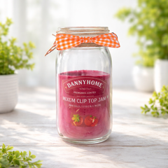 Round Clip Top Glass Jar - Habitt