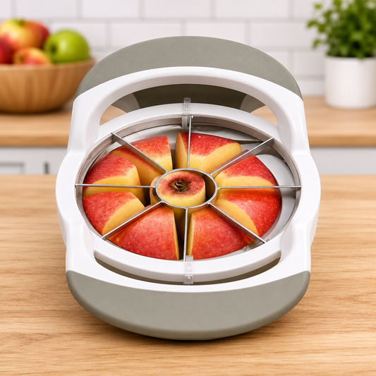 Elegant Apple Divider – Stainless Steel Blade Fruit Cutter for Quick & Even Slices