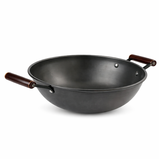 Double Handle Karahi with Honeycomb Pattern – 22 cm | 26 cm