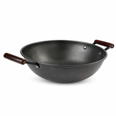 Double Handle Karahi with Honeycomb Pattern – 22 cm | 26 cm
