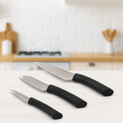 Prestige Stainless Steel Kitchen Knife Set – 3 Pieces