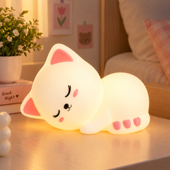 Cute Cat LED Night Lamp – Soft Decorative Bedside Light