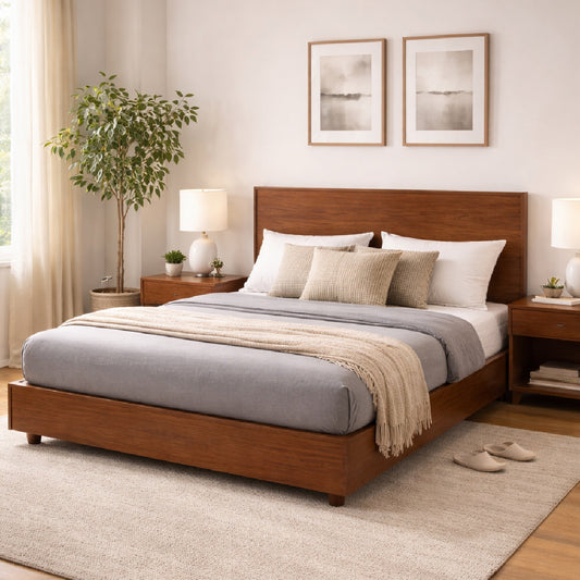 Nerra King Size Bed - Habitt