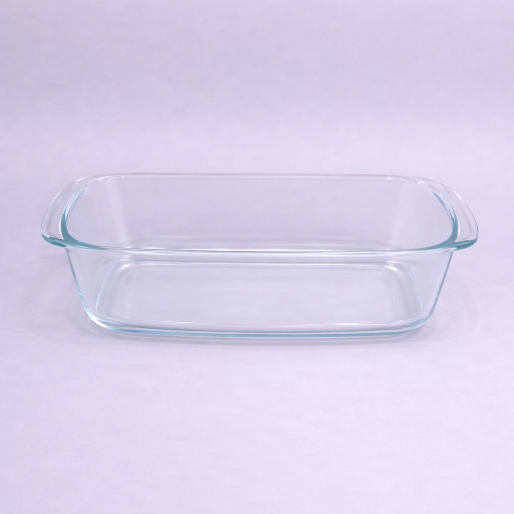 1.8L Glass Baking Pan – Rectangular Oven Dish - Habitt