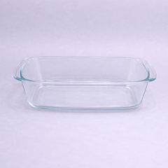 1.8L Glass Baking Pan – Rectangular Oven Dish - Habitt