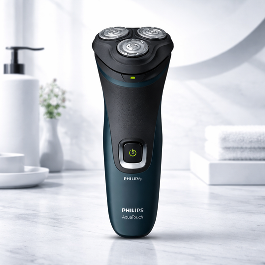 Philips Series 1000 S1121/15 Wet & Dry Electric Shaver | Cordless Rotary Shaver for Comfortable Daily Shaving - Habitt