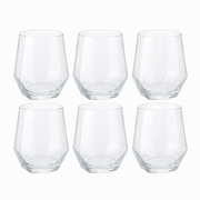 Premium Faceted Tumbler Glass 340 ml - Habitt