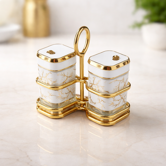 Salt and Pepper Set 2PCS – Elegant Seasoning Containers - Habitt