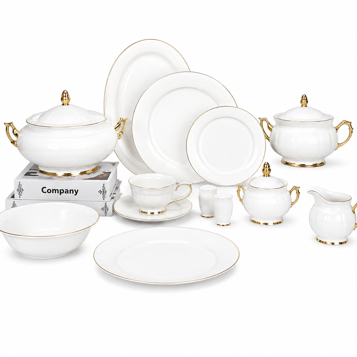 Signature 89-Piece Dinner Set | Elegant Complete Tableware Collection