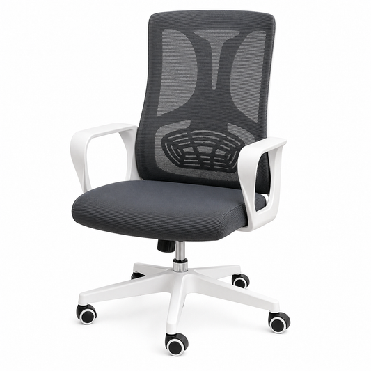 Galaxy 503 Ergonomic Mesh Executive Office Chair – Breathable Mid-Back Computer Chair with Lumbar Support - Habitt