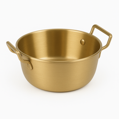 Eared Rice Bowl – Elegant Gold Finish Serving Bowl