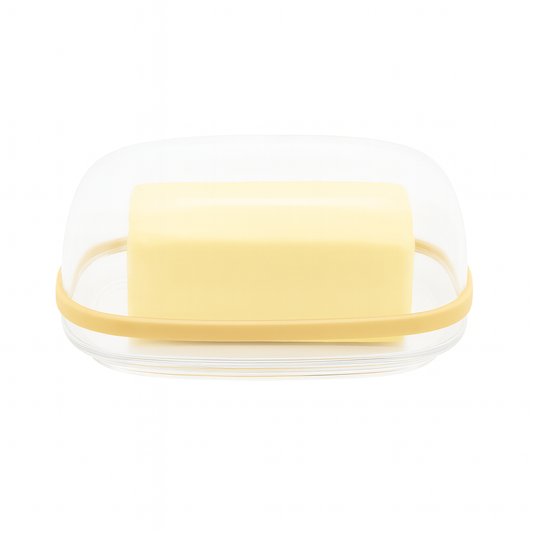 Transparent Butter Dish with Lid – BPA‑Free Kitchen Storage for Butter & Cheese
