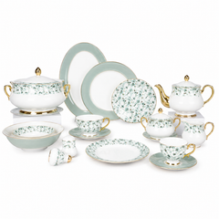 Premium Dinner Set 65 & 89 Pieces | Elegant Complete Dinnerware & Serving Set
