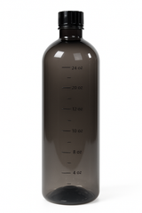 Glass Bottle with Time Marker – 1000 ml Smoke Finish