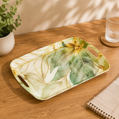 Ocean Leaf Sky Serving Tray Collection
