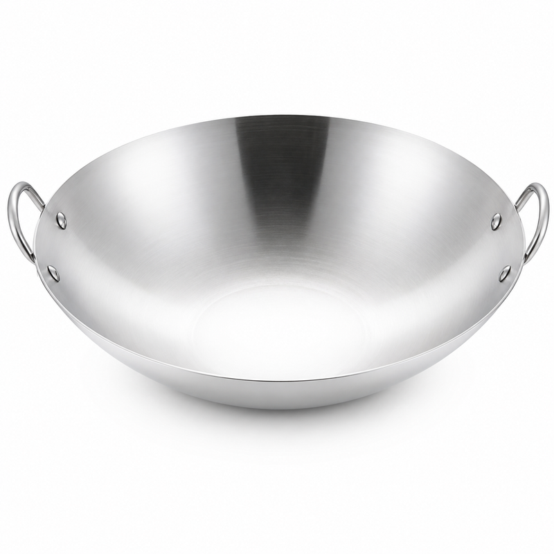 Stainless Steel Heavy Gauge Wok