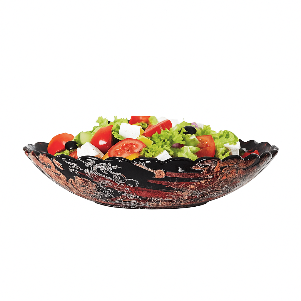 Majestic Bowl (Black) – Decorative Serving Bowl