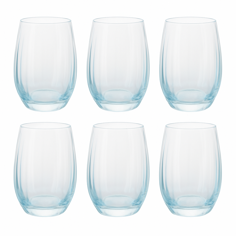 Clear Tumbler 380 ml – Set of 6 - Habitt
