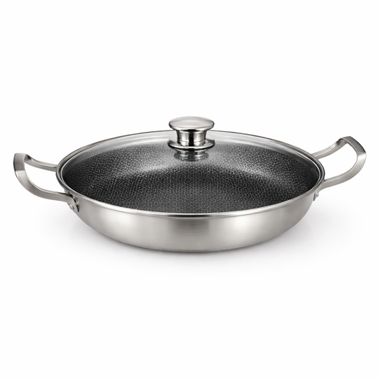 Stainless Steel Soup Pot – Deep Cooking Pot (24 cm / 28 cm / 30 cm)