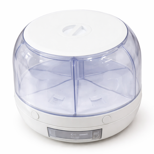 6 Compartment Rice & Grain Storage Box – Rotating Airtight Food Container (5KG / 10KG) - Habitt