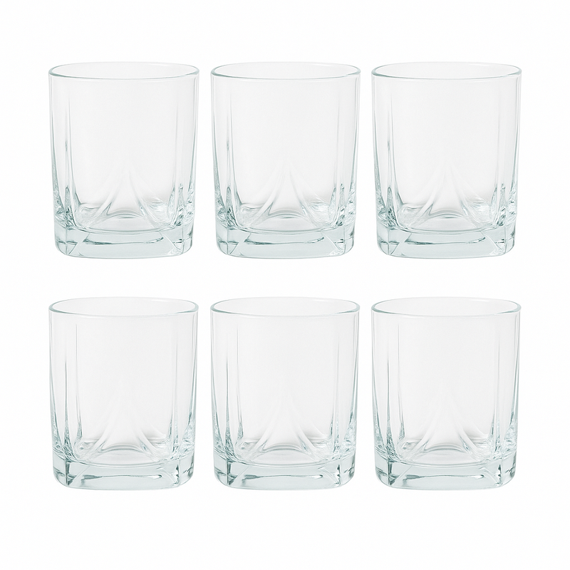 Premium Textured Tumbler Glass 290 ml - Habitt
