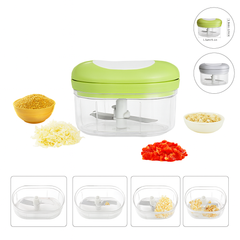 Mini Slide Cutter – Manual Vegetable &amp; Garlic Chopper - Habitt