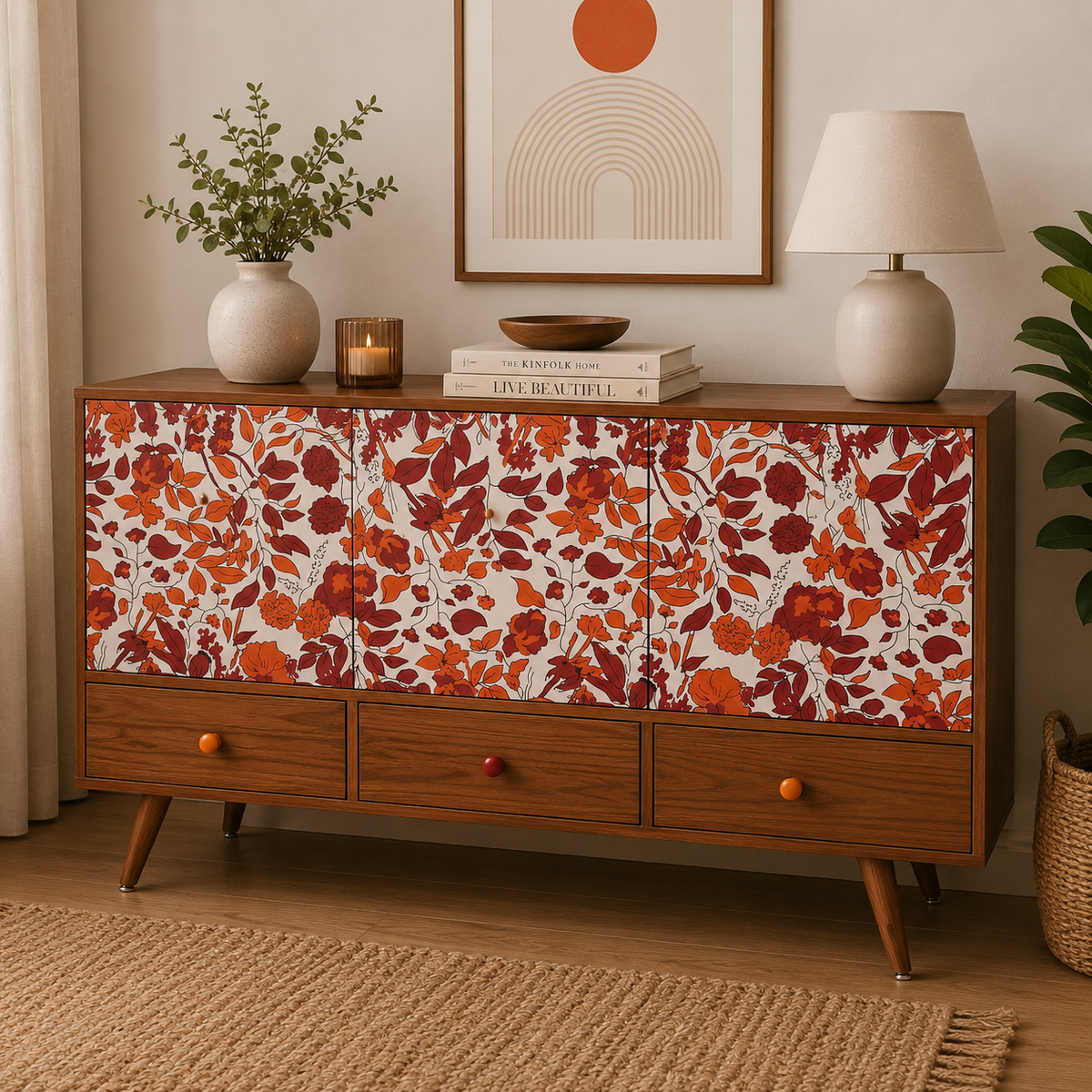 Bold Printed Storage Console (Rung)