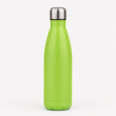 1Pc Water Bottle – 500ml Assorted | Reusable Bottle with Protective Sleeve & Leak-Proof Lid