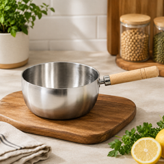 16 cm Stainless Steel Sauce Pan with Handle
