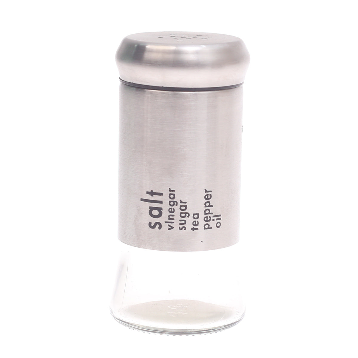 Single Salt Jar with Stainless Steel Lid