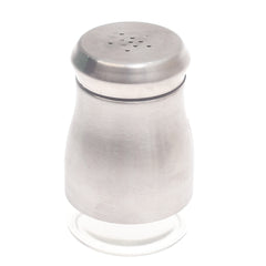 Single Salt Jar with Brushed Stainless Steel Body