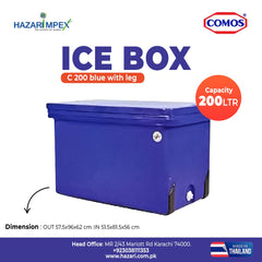 COMOS ICE BOX C200 BLUE WITH LEG 200L