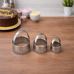 Prestige Donut Cutter Set – 3 Pcs Stainless Steel