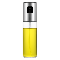 Oil Spray Bottle – Refillable Glass Olive Oil Mister for Cooking & Baking