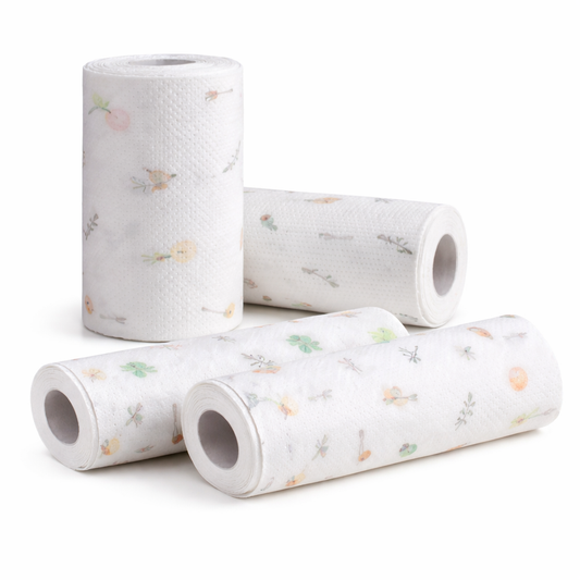 Tissue Roll 50 Sheets – Soft & Absorbent Multipurpose Paper Towel Roll - Habitt
