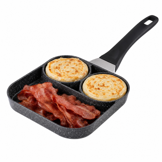 3 Partition Multi-Functional Pan