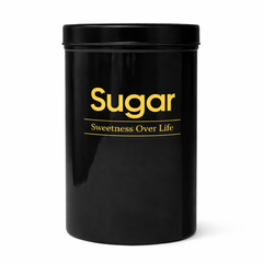 Kleeyo Black Tea Storage Jar with Lid – Multipurpose Container for Tea, Coffee, Sugar & Kitchen Spices - Habitt