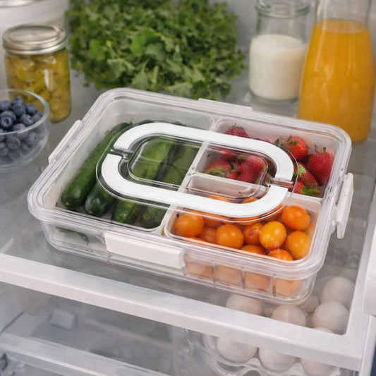 Multi-Compartment Food Storage Box – 3 Portion & 8 Portion Options