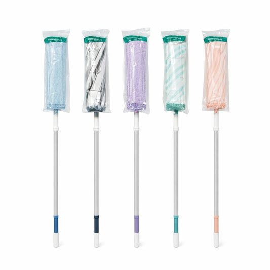 Heavy Duty Mop with Absorbent Towel Head – Assorted Colors | Durable Floor Cleaning Mop