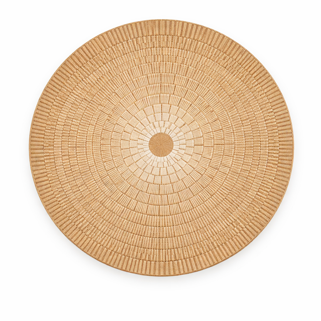 Gold Design 12-Inch Platter – Elegant Textured Serving Plate