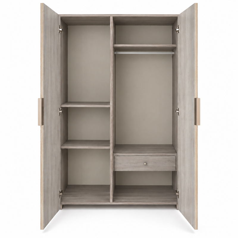 Hyphen Bedroom Set – Bed, Dresser & 2 Door Wardrobe