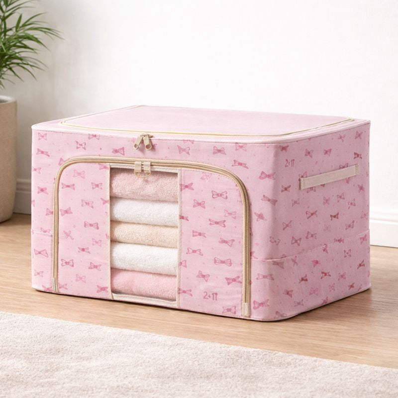 Cloth Storage Bag 24 Liters – Foldable Fabric Organizer for Clothes & Bedding