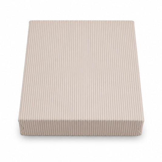 Neutral Lines Double Bed Sheet (96 × 102 inches)