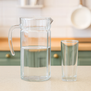 Premium Deli Glassware Water Set – 7 Piece Set (1.25 L Jug + 320 mL Glasses) - Habitt
